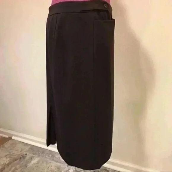 Alyx Womens Brown Pencil Skirt With Pockets Sz 8 - Picture 3 of 9